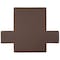 Cover Bonanza Indoor Loveseat Slipcover, Dark Brown/Tan, 54"Wx21"Dx25"H 51-004-016601-EC - alternate 2